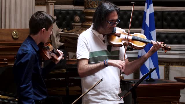 YSAYE, E.: Sonata for Solo Violin, Op. 27, No. 2 (excerpts) (Masterclass with Leonidas Kavakos) (Kavakos, Kyparos)