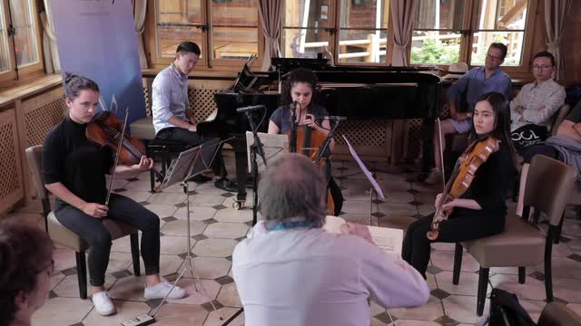 DVORAK, A.: Piano Quartet No. 2: I. Allegro con fuoco (Masterclass with Andras Keller) (Max Ma, Kralik, Ming-Yu Hsu, Akta)