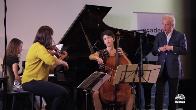  BEETHOVEN, L. van: Piano Trio No. 6: I. Poco sostenuto - Allegro ma non troppo (Masterclass with Andras Schiff) (Schiff, Trio Sora)