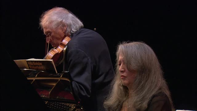 Chamber Music - BEETHOVEN, L. van / KREISLER, F. / PARADIS, M.T. von. / RAVEL, M. / SCHUMANN, R. (Argerich, Gitlis) (Verbier Festival, 2011)