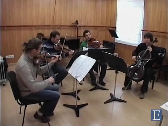 MENDELSSOHN, Felix: String Quartet No. 3: IV. Presto con brio (Part 1) (Masterclass with Rainer Schmidt) (Accord Quartet)