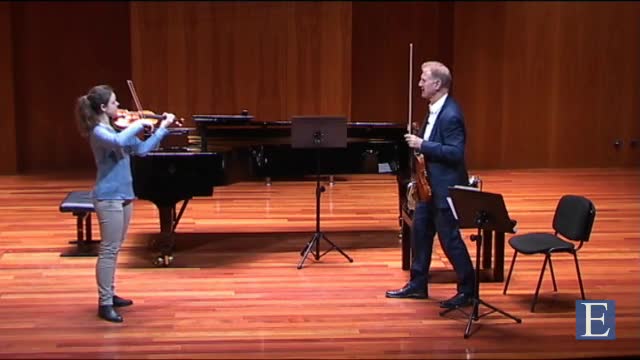 TELEMANN, G.P.: 12 Fantaisies: No. 9, TWV 40:22 (Masterclass with Christoph Poppen) (Issel Burzynska)