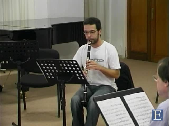 MUCZYNSKI, R.: Time Pieces: I. Allegro risoluto (clarinet part) (Masterclass with Eduard Brunner) (Gama Henriques)