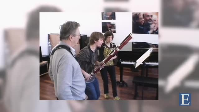 FASCH, J.F.: Bassoon Sonata: I. Largo (version for 2 bassoons) (Masterclass with Klaus Thunemann) (Catala Climent, Molina Pardo)