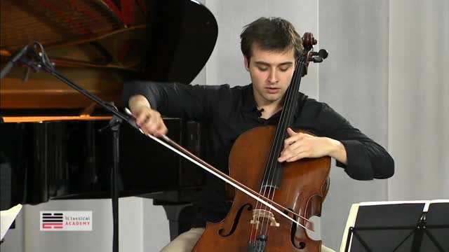 SCHUBERT, R.: Arpeggione Sonata, D. 821: I. Allegro moderato (arr. for cello and piano) (Masterclass with Denis Zhdanov) (Silvian, Umansky)