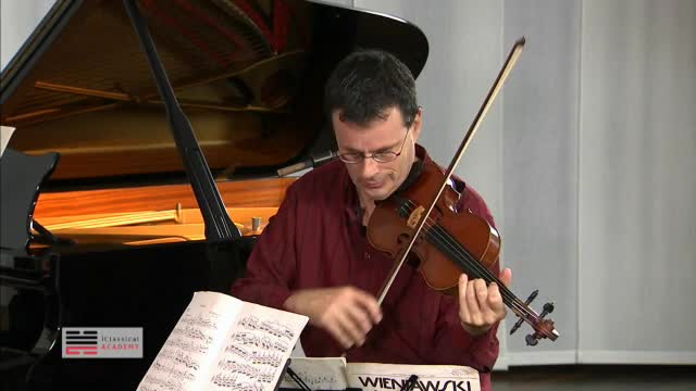 WIENIAWSKI, H.: Violin Concerto No. 2, Op. 22: I. Allegro moderato (Masterclass with Rudolf Koelman) (Nakash, Sittig)