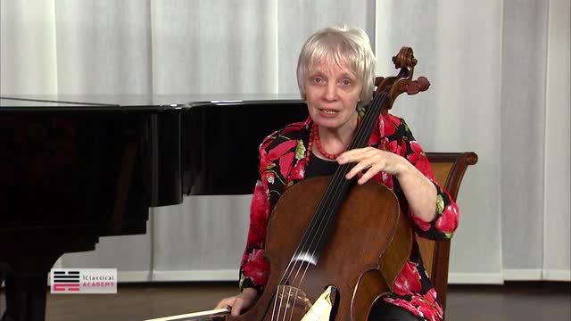 BACH, J.S.: Cello Suite No. 1: IV. Sarabande (Masterclass with Maria Tchaikovskaya) (Siegreich)